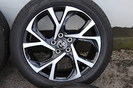 Aliexpress carries many chr toyota tyre related products, including honda door lock latch actuator , 2003 honda accessory , shell fj , rim color honda , carpet civic leather , decoration rav4 2009 , civic. Set Four 4 2018 Toyota C Hr Chr 18 Oem 225 50 18 Rims Wheels Tires 42611f4040 Alloemrims Com