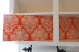They also break up the texture of the room, providing an interesting focal point make sure the fabric is hemmed to the right length and remove any cabinets and hinges where you plan to hang the curtain. Fabric Backed Open Kitchen Cabinets Diy On A Dime The Tutorial Pretty Handy Girl