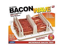 Emson Bacon Wave Microwave Bacon Cooker New