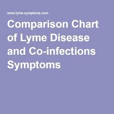 comparison chart of lyme disease and co infections symptoms