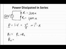 How can you define power dissipation in a resistor? Solving For The Power Dissipated In A Circuit Youtube