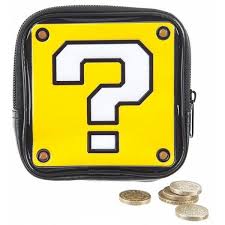 Nintendo Super Mario Brothers Question Block Coin Purse 19 Liked On Polyvore Featuring Bags Wallets Block Retro Bags Yellow Wallet Super Mario Brothers