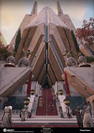 Artstation Assassin S Creed Odyssey Atlantis Atlas Tristan Faure Assassins Creed Odyssey Fantasy City Assassins Creed