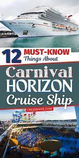 Carnival Horizon Cruise Ship 12 Must Know Things Cruise Trip Ideas Cruise Travel Cruise Ship