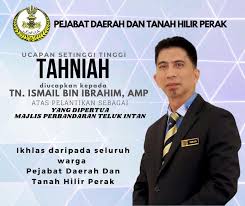 Orang yang bertanggungjawab membinanya ialah. Faizal Pejabat Daerah Dan Tanah Hilir Perak Teluk Intan Facebook
