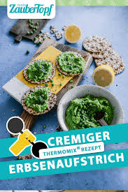 Cremiger Erbsenaufstrich Aus Dem Thermomix Zaubertopf Rezept Rezepte Thermomix Thermomix Rezepte