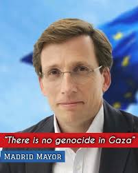 Spain 🇪🇸 Madrid Mayor José Luis Martínez Almeida: "There is no genocide  in Gaza” I am saying this by the spirit of God. European leaders must speak  the truth and shame devil