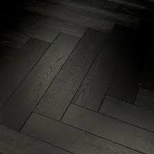 Details About Herringbone Black Dark Oak 12mm Laminate Flooring Quality Diy Wood Underlay With Images Black Laminate Flooring