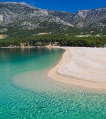 Croatie Plage Zlatni Rat Vacances Croatie Croatie Paysage Croatie