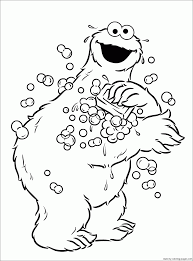 About the monster and aliens does your child love cartoons that revolve around monsters and aliens? Printable Coloring Pages Of The Cookie Monster Coloring Home