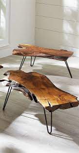 Maybe you would like to learn more about one of these? Les Meubles En Bois Brut Sont Une Jolie Touche Nature Pour L Interieur Archzine Fr Meuble Bois Brut Table Bois Brut Table Basse Bois Brut