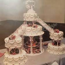 We feature 2 deep wedding cake pans or we have 3 deep wedding cake pans to bake your beautiful wedding cakes. Pin By Confectionary Chalet On Wedding Cakes 1980 1990s Fountain Wedding Cakes Wedding Cakes Vintage Buttercream Designs