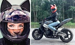 The helmet performs two most important functions for motorcycle rider. Cat Motorcycle Helmets With Ears