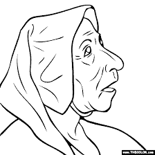 Download old lady stock vectors. Old Lady Coloring Page Coloring Home