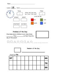 2nd Grade Saxon Math Meeting Forms Saxon Math Math Meeting Math