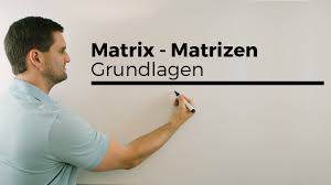 Danach geht es noch um punkt vor strich und klammerrechnmung. Matrix Matrizen Grundlagen Koeffizienten Multiplikation Mathe By Daniel Jung Youtube