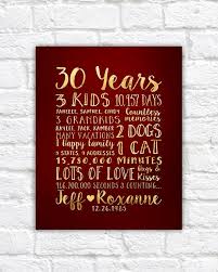 30 Year Anniversary Gift Gift For Parents Anniversary Kids Grandchildre 30th Anniversary Gifts For Parents Anniversary Gifts For Parents 30 Year Anniversary