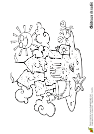 Page 6 Sur 12 Sur Hugolescargot Com Coloriage Coloriage Chateau Chateau De Sable