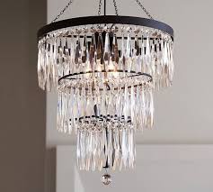 Adele Crystal Large Chandelier Pottery Barn