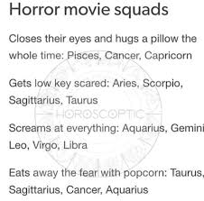 Mental instability is a negative trait of the cancer sign, and this can make them likely to offend repeatedly. Horror Movie Zodiac And Zodiac Signs Image 6129895 On Favim Com