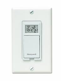 Honeywell Rpls730b 7 Day Programmable Timer Switch White 26 82 Light Switch Timer Light Switch Timer