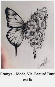 Tattoo Drawings 42504 Go Out Summer In Full Bloom Go Out Summer In Full Go Out Flour Summer Butterfly Tattoo Designs Tattoos Beautiful Tattoos