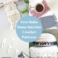 Christmas crochet patterns free pdf. Free Boho Home Accessory Crochet Patterns Crochet Society