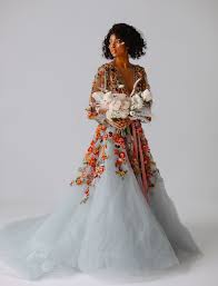Get inspired by some of our favorite white wedding bouqets and bookmark the gorgeous stems they're made with. This Blue Floral Embroidered Gown Will Make You Reconsider Wearing A White Wedding Dress Green Wedding Shoes