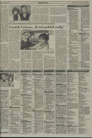 She is a former miss belgium (1986) and currently also works as a television presenter, in the netherlands as well as her native belgium. Leidse Courant 21 Oktober 1987 Pagina 11 Historische Kranten Erfgoed Leiden En Omstreken