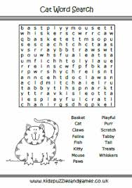 Cat Word Search Kids Puzzles And Games Free Printable Coloring Pages Cats Puzzles For Kids