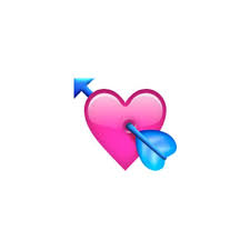 Heart With Arrow Liked On Polyvore Featuring Emoji Heart With Arrow Emoji Heart Emoji