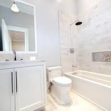 Shower Niche Ideas Cottage Bathroom Marsh And Clark With Images Tub Shower Combo Bathroom Tub Shower Combo Shower Tub