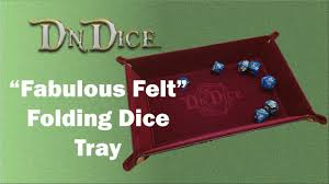 If excessively worn, they will be marked as card worn. flat trays for spi games are not graded, and have the usual problems. Dndice Folding Dice Tray Review D D Youtube