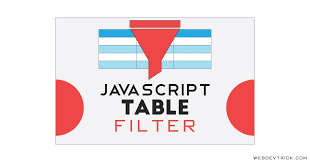 Want To Search For A Specific Data In Html Table Check Out This Javascript Table Filter Or Search Add Filter In H In 2020 Css Table Javascript Web Development Design