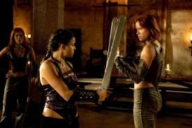 Rise of the machines, bloodrayne, and painkiller jane. Michelle Rodriguez Katarin And Kristanna Loken Rayne In Uwe Boll S 2006 Action Bloodrayne Distributed By Romar Entertainment Famousfix Com Post