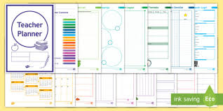 Grey & white half year at glance workbook planner. Teacher Planner Academic Year 2019 To 2020 Teacher Made