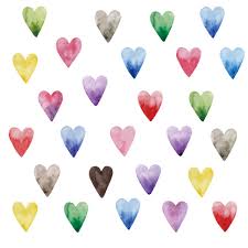 Brown multicolored heart sticker, aesthetic sticker, laptop decal, heart . Porfeet 5pcs Colorful Heart Wall Sticker Self Adhesive Decal Bedroom Kindergarten Decor 30 60cm Walmart Com