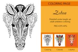 Perhaps he has seen a koala or a tiger.you child will think hard as he adds color this animated character and the lush background. Tangled Head Of Deer Printed Design Grafik Von Alinart Creative Fabrica