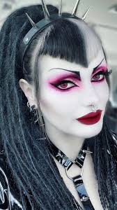 Pin By 1 208 241 7275 On Goth In 2020 How To Draw Eyebrows Cybergoth Halloween Face Makeup