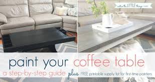 Danielle will tackle the kitchen, opening up the space and providing a new layout with a nautical theme inspired by a white vase and beach painting she finds while shopping that captures the homeowners' personality. How To Paint Your Coffee Table