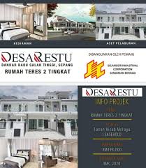 As bandar baru salak tinggi is the nearest housing estate to kuala lumpur international airport (klia), its residents are mainly airport ground staff and airline crew. Rumah Teres 2 Tingkat Taman Desa Restu Bandar Baru Salak Tinggi Sepang Property For Sale On Carousell