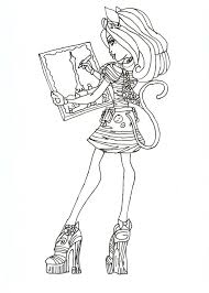 Free Printable Monster High Coloring Pages For Kids Coloring Pages Cartoon Coloring Pages Coloring Pages To Print