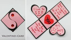 These valentine's day cards range from innocently cheesy to downright rude, and your valentine won't be able to quit laughing. Valentines Day Cards Valentine Cards Handmade Easy Love Greeting Cards Latest Design Handmade Youtube