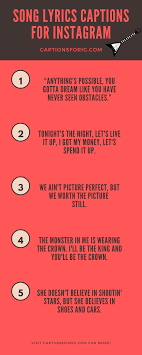 47 Awesome Song Lyrics Captions For Instagram Captions For Ig