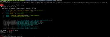 You should see a bunch of downloading happening and finally instructions to now check out our app! Failing In Integrating Tests In My React App Using Jest Stack Overflow