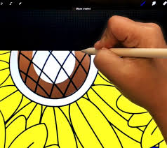 Download Digital Coloring In The Procreate App Adult Coloring Tutorial