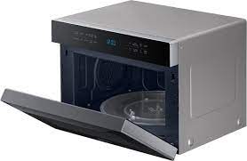 Why you should buy a new countertop microwave. Samsung 1 2 Cu Ft Countertop Convection Microwave With Powergrill Black Mc12j8035ct Best Buy