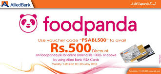 Voucher codes not posted & approved by shopback. Use Abl Visa Cards At Foodpanda And Allied Bank Limited Facebook