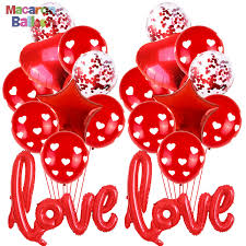 Descarga este vector premium de decoración de hojas. Dia De San Valentin Decoraciones De Fiesta De Globo De La Hoja De Amor Y Corazon De Latex Globo De La Idea De Regalo De Suministros Para Boda K312 Buy Decoraciones Para Fiestas