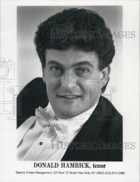 1993 Press Photo Tenor Opera Singer Donald Hamrick